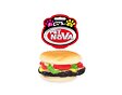 Pet Nova - Hračka Hamburger 9cm