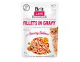 Brit Care Cat Fillets in Gravy Savory Salmon 85g