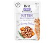 Brit Care Cat Fillets in Jelly Kitten with Salmon 85g