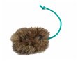 Mini králičí kožešina na šňůrce 25cm