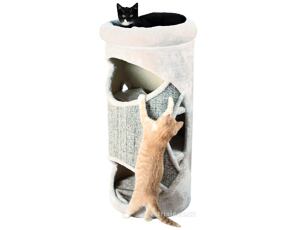 Trixie Škrábací válec pro kočky TOWER GRACIA béžový 38 cm/85 cm