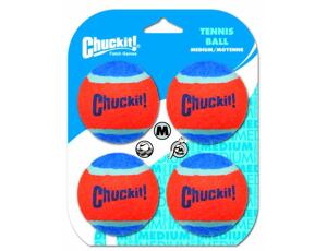 Chuckit Míčky tenisové střední 6,5 cm - 4 ks