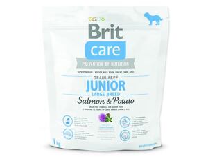 Brit Care Grain-free Junior Large Breed Salmon & Potato 1 kg