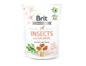 Brit Care Crunchy Snack Insect Salmon Thyme 200g