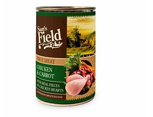 Konzerva Sam's Field - kuře + mrkev 400 g