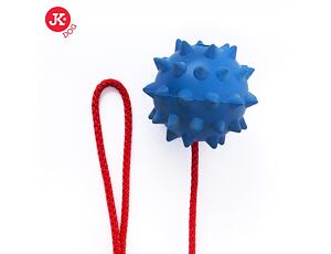 Míček ježek 9cm + šňůra 60cm