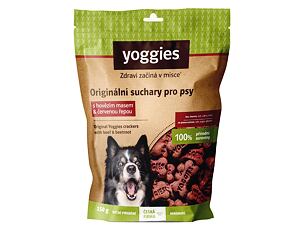 Yoggies Suchary s hovězím masem a červenou řepou 150g