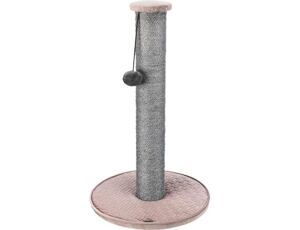 Škrabadlo LIVIA s bambulkou, starorůžová 64 cm