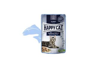Happy Cat kapsička MEAT IN SAUCE Culinary Quellwasser-Forelle 85 g
