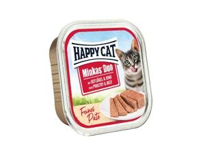 Happy Cat Minkas Duo - Drůbež & Hovězí 100 g