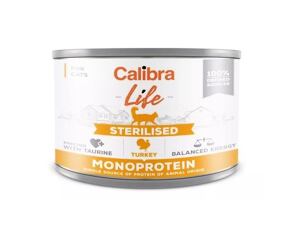 Calibra Cat Life konzerva Sterilised Turkey 200 g