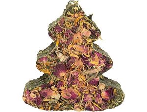 Xmas TREE - vánoční stromeček s mrkví /květy pro hlodavce , 90 g