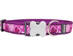 Red Dingo obojek se vzorem 50 - 80 cm - Breezy Love Purple