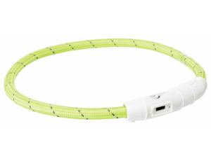Trixie Svítící obojek USB - XS-S 35 cm