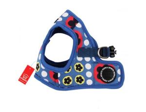 Puppia kšíry Blossom Harness B - modrá