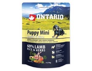ONTARIO Puppy Mini Lamb&Rice 750g