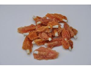 Kuřecí filety 4cm na tyčce z buvolí kůže  500g