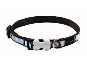 Red Dingo obojek se vzorem 41 - 63 cm - Circadelic Brown
