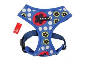 Puppia kšíry Blossom Harness A - modrá