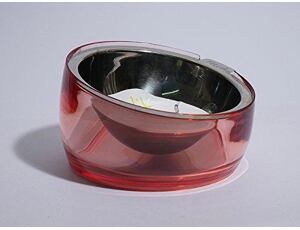 Miska OBLIK SUPERB RUBY - střední