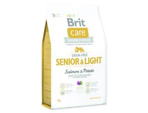 Brit Care Grain-free Senior & Light  Salmon & Potato 3 kg