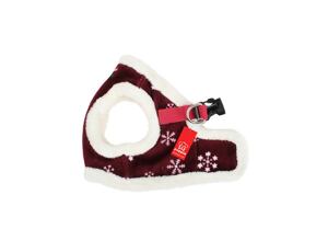 Puppia kšíry Snowflake B červené