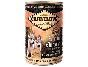 Carnilove Wild konz Meat Salmon & Turkey Puppies 400g