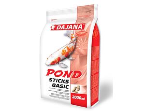 Dajana – Pond sticks basic, krmivo (granule) pro ryby 2 l, sáček