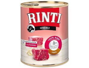 Konzerva RINTI Sensible hovězí + rýže 800 g
