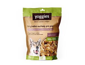 Yoggies hypoalergenní bezlepkové suchary s hmyzím proteinem a kurkumou 150g