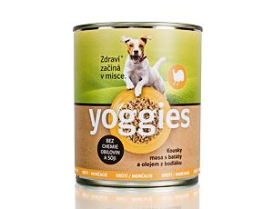 Yoggies konz. Krůtí s batáty a bodlákovým olejem 800g