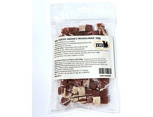 Kostky kachní s treskou malé 100G