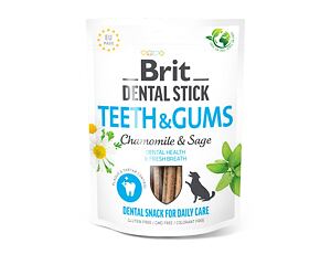 Brit Dental Stick Teeth & Gums with Chamomile & Sage 7ks
