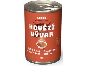 Louie konzerva pro psy - Hovězí vývar 400 g