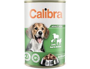 Calibra Dog konz.Lamb,beef&chick. in jelly 1240 g