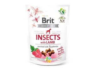 Brit Care Crunchy Snack Insect Lamb Raspberry 200g