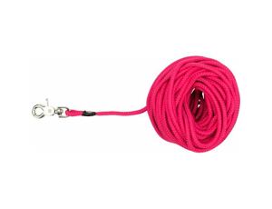 Stopovací vodítko kulaté, vypouštěcí karabina - fuchsia 20m/6mm