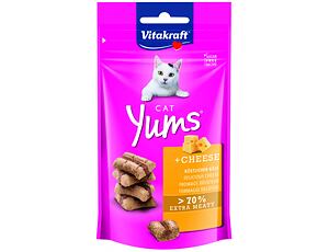 Pochoutka pro kočky Yums - sýr 40 g