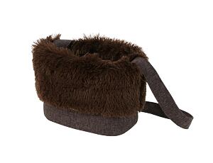 Taška Luxury 32 cm tmavě hnědá