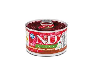 N&D DOG QUINOA Adult Venison & Coconut Mini 140g