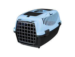 TRIXIE Transportní box CAPRI II do 8kg, světle šedá/modrá