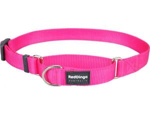 Red Dingo obojek polostahovací 41 - 62 cm - Tmavě růžový