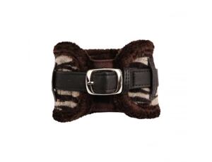 Puppia Modern Zebra neckguard obojek hnědá