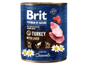 Brit Premium Dog by Nature konz Turkey & Liver 800g