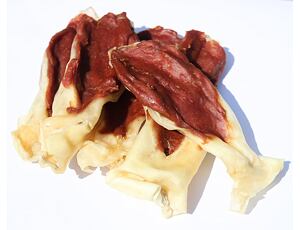 Uši králičí plněné kachnou 100g