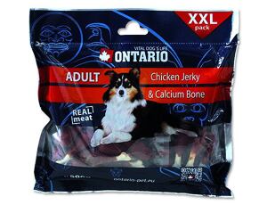 ONTARIO Snack Chicken Jerky + Calcium 500 g
