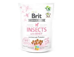 Brit Care Crunchy Snack Insect Puppy Whey Probiotics 200g