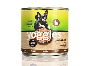Yoggies konzerva 100% králík s rýží 200 g