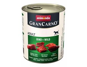 Konzerva ANIMONDA Gran Carno hovězí + zvěřina 800g