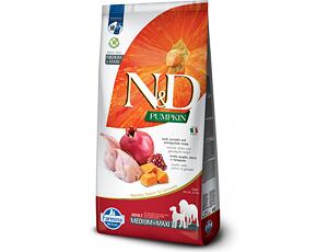 N&D Pumpkin DOG Adult M/L Quail & Pomegranate 12 kg